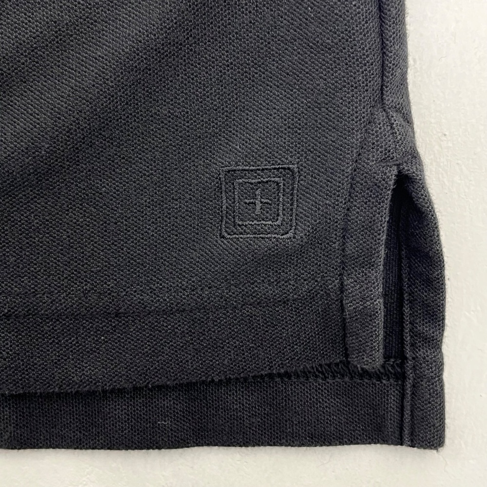 5.11 Tactical Series Mens Medium Polo Shirt Black Utility Pocket Short Sleeve - Picture 3 of 7